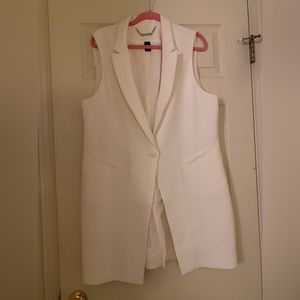 Ivory Formal Long Vest